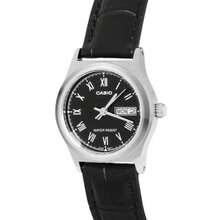 Casio Vintage Roman Small Dial Black Leather Women Watch Dual Calendar Waterproof Casual Office Student Quartz Watch - one-size - View 4