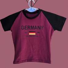 Retro Street Style Baby T-Shirt, Brazil Green Letter Print Crop Tops For Women, Slim-Fit Short Sleeve Casual Wear Y2k 2024 - nz1069- - 查看 1