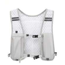 1 pièce Sac à dos/gilet de sport outdoor, convient pour la course, la randonnée, le cyclisme. Sac à dos de sport léger avec porte-bouteille d'eau - Multicolore - Voir 22