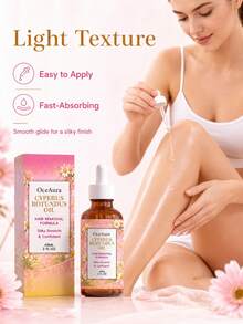 Cyperus Rotundus Oil Body Care Serum, 60ml Lightweight Fast-Absorbing Dropper Oil For Smooth, Silky-Looking Legs, Arms & Underarms, Daily Skin Care - Multi Scents - View 3