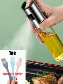 1pc Practical Transparent Glass Spray Bottle, Multipurpose Kitchen Oil Sprayer, Suitable For Grill, Air Fryer And Baking, Oil-Reducing And Easy To Clean, Seasoning And Vinegar Dispenser Bottle, Daily Kitchen Tool, Suitable For Holidays And Graduation Season - View 16