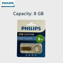 Flash Drive USB 2.0 PHILIPS dengan Gantungan Kunci, Kapasitas 16/32/64/128/256GB (Opsional), Penyimpanan Portabel untuk Foto, Video, Musik, dan File - View 9