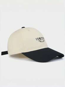 1pc Unisex Dual-Tone Baseball Cap, COMPORT FACT1911 Embroidered Dad Hat, Vintage Curved Brim, Adjustable Breathable, Suitable For Spring, Autumn, Summer Streetwear - A - View 9