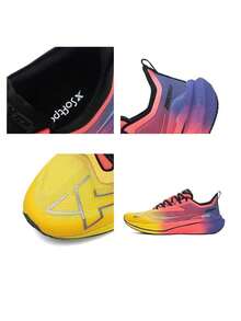 XTEP Men's Professional Running Shoes 2000km 2.0 2026 Summer New Men's Shoes Marathon Racing Training Running Shoes 876219110043 Fluorescent Buddha Hand Yellow/Fluorescent Camellia Red - Fluorescent Bergamot Yellow/fluorescent Camellia Red - View 10