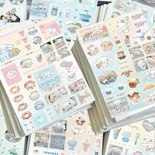 8pcs B Version Pattern Stickers, Suitable For DIY Scrapbooking And Personalized Daily Item Decoration - 8 Sets - View 6