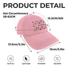 Personalized Custom Multiple Face Photo Washed Baseball Cap With Text, Vintage Distressed Family Cutout Dad Hat For Women Men, Summer Beach Vacation Sunshade Cap, Cute Birthday Reunion Gift For Her Him - Multicolor - View 5