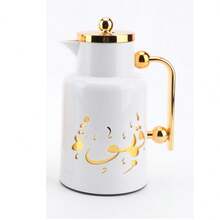 1000ml Insulated Thermal Coffee Carafe For Keeping Hot Coffee& Tea, Double Walled Hot Water Pot Water For Hot Liquids, Pink Glass Liner Water Bottle - Multicolor - View 9