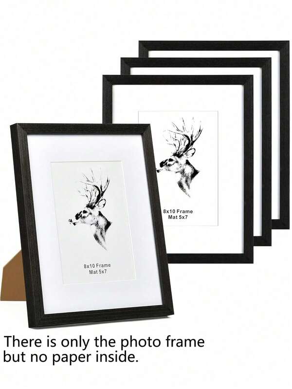 Wooden Photo Frame, Suitable For Photo Wall, Size Options 10x15, 15x20, 20x25 Inches, A4 Size, Colorful Wooden Photo Frame, Can Be Used For Photo Decoration, Commemorative Gifts, Etc. (Cardboard Not Included)