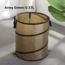 1pc - Windproof, Foldable Camping Trash Can, Portable And Space-Saving, Perfect For Picnics, Barbecues, Outdoor Gardens And Similar Occasions. It Comes In Three Colors And Two Sizes, And Can Also Be Used As A Foldable Laundry Basket. - Multicolor - View 14
