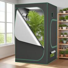 Tenda per coltivazione indoor, armadio per piante, serra idroponica per erbe aromatiche, verdure, pomodori e fiori, tenda da giardino compatta per interni. - 80 * 80 * 160 cm - Visualizzare 7