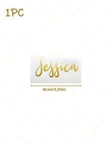 Personalized Custom Name Stickers | Waterproof Vinyl Decals, Creative Handwritten Artistic Lettering For Wedding Bridesmaid Gifts, Birthday Party Decorations,Suitable For Car Body, Customizable Team Names, Event Decor, Party Favors, Stylish Lettering - Multicolor - View 12