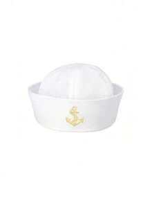 Hat Set Halloween Sailor Hat Sailor Cap Scarf Tie Party Sexy Summer Beach - Multicolor - View 10