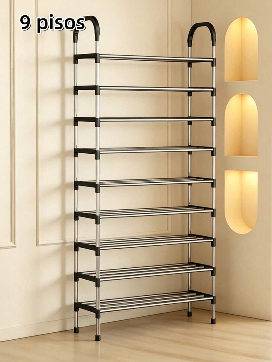 4/5/6/7/8 Layers Shoe Rack Storage Shelf Easy To Assemble