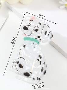 Japanese Style Cute Cat & Dog Animal Shaped Transparent Acrylic Claw Hair Clip, Fashion Versatile Hair Accessory For Updo - Multicolor - View 11