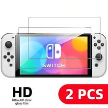2片裝 9H 硬度鋼化玻璃螢幕保護貼，適用於 NS2 Switch 2，HD 高清防刮無氣泡防指紋遊戲主機螢幕膜，超高透光率 Switch 2 螢幕保護蓋遊戲配件 - 查看 4