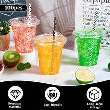 - pajitas de papel desechables de Halloween, 19, 0, 6 para beber, vasos desechables para decoracin de cumpleaos, ccteles, suministros de boda, da festivo, color negro - negro + 100 piezas - Ver 3