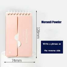 English Vocabulary Notebook For Students, Portable Notebook, Vocabulary Planner, Office And Study Stationery Set With Gel Pen - Black - View 1