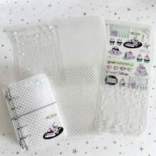 Stiker Transfer Tahan Air Korea DIY untuk Jurnal/Casing Ponsel/Gelas Minum, Stiker Dekoratif dengan Motif Sulur dan Bunga. - A - View 9