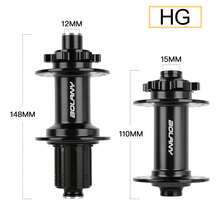 BOALNY BOLANY 120 Click MTB Boost Hub 4 Bearing 32 Holes HG Lightweight Disc Brake Compatible Bicycle Hubs Noisy Bicycle Cube - Multicolor - View 8