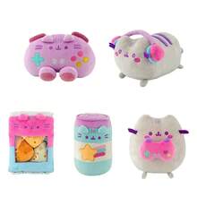 Cojín de Felpa con Forma de Gato Kawaii, Peluche Redondo y Suave, Juguete de Peluche, Animal de Dibujos Animados para Decoración de Habitación de Niñas, Regalo de CumpleañosLeTssgShop - 126 g 18 cm - Ver 2