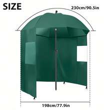 Sombrilla, soporte y base para exterior - verde - Ver 4