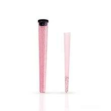 1pc Pink Glitter Transparent Cigarette Tube, Popular Portable Single Cigarette Storage Tube For Outdoor Use, Sealed Waterproof Storage Tube For Cigarette Enthusiasts, Perfect Gift For Girlfriend! - 1 - View 6
