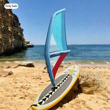 Quiltern Oxford Cloth PVC Inflatable Windsurf Sail With 360° Rotatable Base, Portable Adult Water Surf Equipment With Pump Backpack Foot Strap For Seaside Outdoor Sport Gift - Modern - View 8