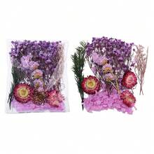 Multicolor Mixed Herbal Botanical Chips Set, Natural Petal & Leaf Fragments For Resin Casting, Candle Soap Handmade Craft Materials, Decor Flakes For Bookmark Phone Case Mirror Art Projects, DIY Handicraft Gift For Mother's Day & Birthday - White - View 9