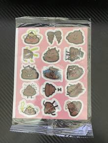 60pcs Funny Poop Stickers, Creative Decorative Stickers For Phone, Diary School Supplies - 60pcs - View 11