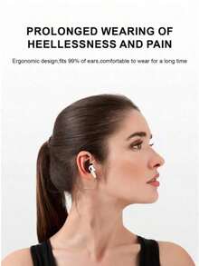 2026 NEW Air5 Air7 Audifonos Inalambricos Ultra Long Standby 40H Playtime Wireless Earbuds Fast Type CCharging Sweatproof Anti Drop Ergonomic In Ear Design Clear Mic Outdoor Fitness Running Music Earphones - 白色 - 查看 10