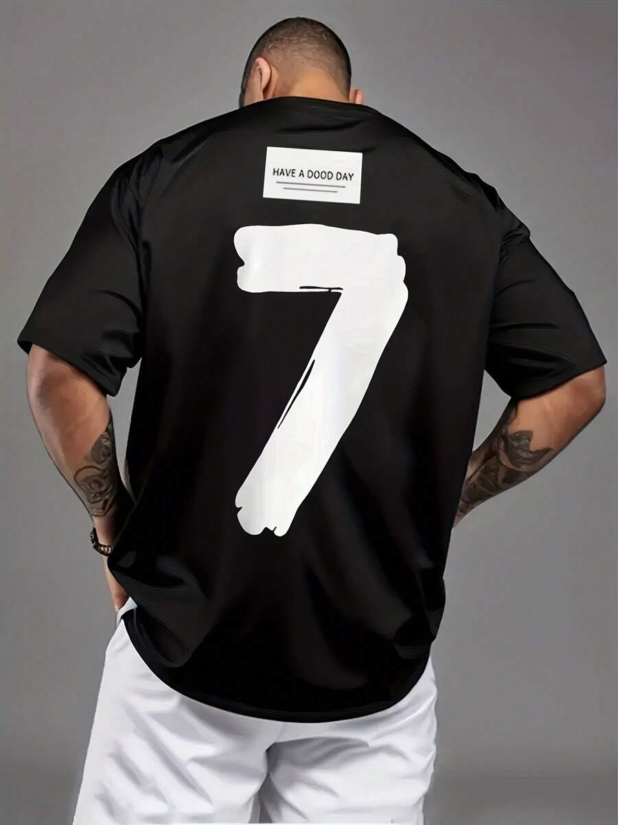 Men's Fashion T-Shirt CJTH - Black - View 1