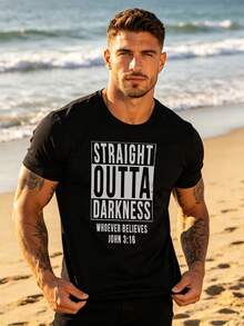 Men T-Shirts - Black - View 1