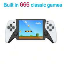 Retro Handheld Game Console 600+ Classic Games 3.8-Inch HD Screen Classic Red & Blue Handheld Game Console With Speaker Wireless Controller Rechargeable TV Connection Best Birthday Christmas Gift - View 15