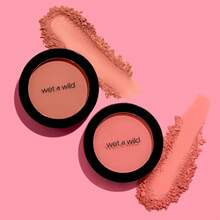 Wet N Wild Color Icon Blush, Effortless Matte Sheer Glow & Seamless Blend, Luxuriously Infused Smooth Jojoba Oil, Cruelty-Free & Vegan - Pinch Me Pink-Father's Day - 捏捏我粉紅(包裝) - 查看 10