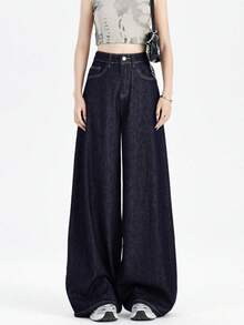 Women Jeans - Navy Blue - View 6