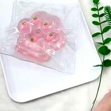 1pc Oversized Taba Strawberry Cat Paw, TPR Material, Fufu Squishy Sensory Stress Relief Fidget Toy, Suitable For Office Leisure | Cat Toy | School Supplies | New Year | Birthday | Party Gift | Cat Toy | Carnival Prize | Valentine's Day Gift | Festival Gift | Eas - Multicolor - View 8