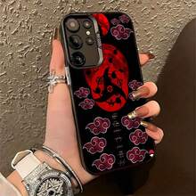 Funda para teléfono con estampado de luna y nubes en color rojo oscuro. Compatible con fundas para teléfonos , Apple, VIVO, OPPO, , ,  y Honor. Fabricada en TPU, ofrece protección contra golpes y caídas. - Negro - Ver 3