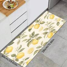 1pc Lemon Print Diatomaceous Earth Kitchen Mat, Non-Slip Heat-Resistant Absorbent Mat, Suitable For Kitchen Countertop, Coffee Machine, Tableware, Home Cafe Bar Party Decoration Placemat Gift - Multicolor - View 15