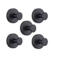 5pcs/8pcs/12pcs Modern Plastic Suction Cup Hooks, Wall-Mounted, Bathroom-Specific Suction Cup Clothes Hooks, Bathroom Towel Storage Tool, No-Drill Installation, Wall Hooks For Hanging Coats, Hats, Towels, Bathrobes, Wall-Mounted Hook Rack - Bathroom And Bedroom Essentials - Christmas Wreath Hooks - A - View 15