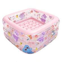 Cartoon Square Bathtub With Foot Pump, New Style Bathtub, Summer Outdoor Bathtub, All Seasons Use - Multicolor - View 8