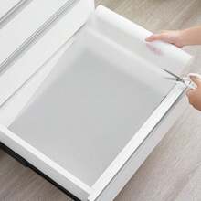 1 Roll - Premium Waterproof Non-Slip Vinyl Shelf Liner With EVA Drill Point Texture - Perfect For Kitchen Cabinets, Desktops, Refrigerators, Wardrobes & Shoe Racks - Glue-Free, Durable & Easy To Clean, Shelf Liners - Diamond Pattern - View 1