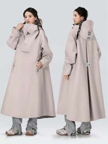 1 Set Men's Summer Long Raincoat And Rain Pants Set, Fully Waterproof, Suitable For Outdoor Cycling. Women's Sun Protection Clothing, Breathable And Lightweight Design. - A - View 2