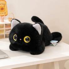 Juguete de peluche de gato con ojos grandes de 20/40cm, muñeco de peluche de gatito, gato exquisito de alta calidad, almohada suave y cómoda, regalo de cumpleañosLeTssgShop - gato blanco - Ver 10