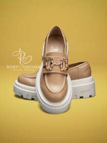 Women Loafers Shoes - 駝色 - 查看 2