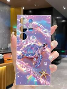 1個亮片夢幻海龜海星泡泡手機殼 柔軟防護套 適用於華為 榮耀 Galaxy A04e/12/A13/A14/A34/A50/A52/A53/A54/S21/S22/S23/S24/S25/S25Ultra/S25FE/S26/S26 PLUS/S26 ULTRA/S26 EDGE/ 6A/7A/8A/ 12T/13T/15T/15 TPRO, [國際版非本地版] - 無色 - 查看 5