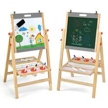 3-In-1 Wooden Art Easel For Kids With Drawing Paper Roll - With Paper Roll - View 12