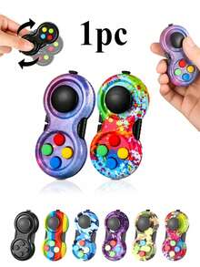 1pc Retro Classic Finger Operated Fidget Toy, Vintage Handheld Interesting Tactile Sensory Toy For Stress Relief, Muscle Relaxation And Pressure Alleviation, Perfect Gift For Friends - Multicolor - View 12