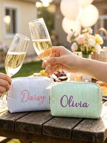 1pcTravel Makeup Bag, Large Capacity Makeup Bag, Toilet Bag, Storage Bag, Travel Essential, Children's Storage Bag, Mother's Day Gift, Party Gift - Multicolor - View 5