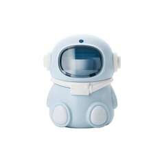 1pc New Astronaut Automatic Pop-Up Toothpick Holder, Creative Cartoon Toothpick Tube For Home, Press To Dispense, Automatic Rebound Retrieval, Dust-Proof Sealed Anti-Dust, Thick And Durable, Rounded Edges For Hands, Cute Astronaut Design, Macaron Multi-Color Options - Multicolor - View 14