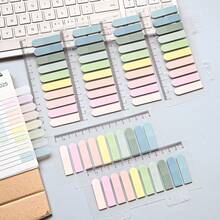 6 Types, 1 Pack, Total 1200 Sheets, 200 Sheets Per Type, Ultra-Thin Waterproof Transparent Label Stickers, Suitable For Textbook Pages, Office Meeting Marking, Index Tabs, File Guide Labels, PET Plastic Material, Record Stickers - one-size - View 5